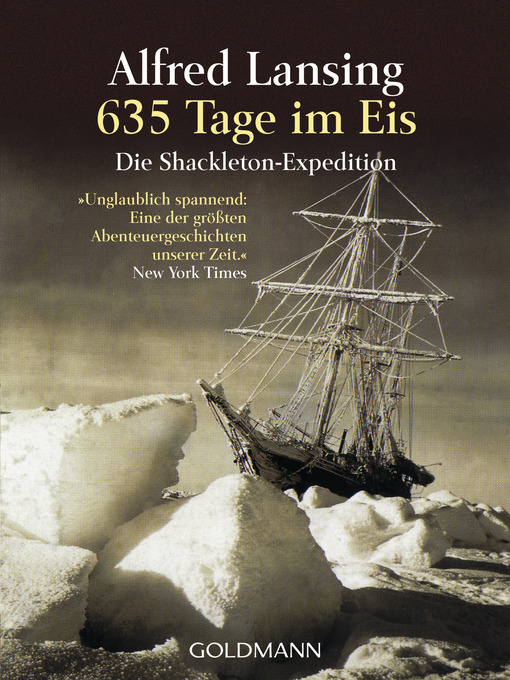 Title details for 635 Tage im Eis by Alfred Lansing - Wait list